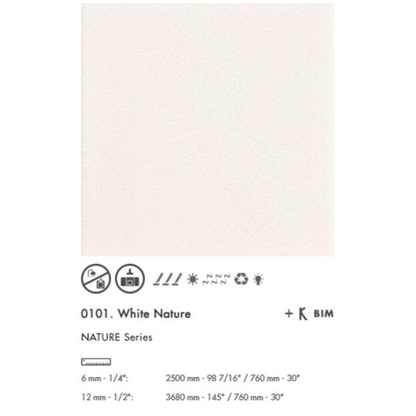 Krion 0101 White Nature
