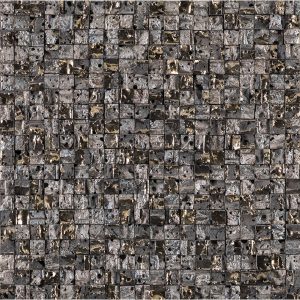 Elite Lava Stone Mix Gold Silver 30x30 cm