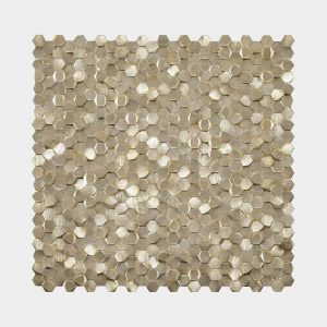 Gravity Aluminium 3D Hexagon Gold 30.7x30.1 cm