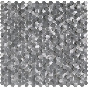 Gravity Aluminium 3D Hexagon Metal 30.7x30.1 cm