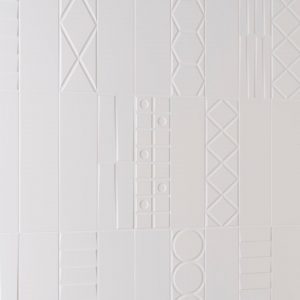 Geo White 12.35x44.3 cm