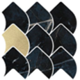 Mosaico Black Calacatta 29,4x29,9 - Caja de 6 piezas (0.5274 m²)