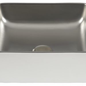 Lavabo Savannah White&Silver 36.5x36.5x13