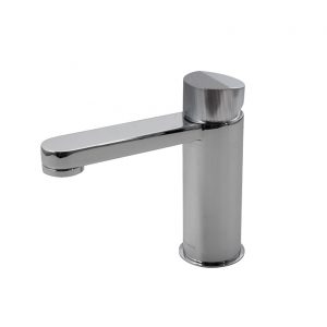 Monomando Tono Lavabo Maneta Estriada Cromo