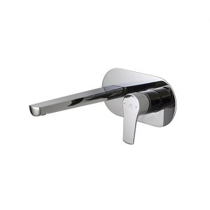 Monomando Curve Encastre Lavabo Parte Externa Cromo