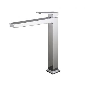 Monomando Lavabo Caño Alto Square Cromo