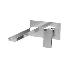Monomando Square Encastre Lavabo Parte Externa Cromo