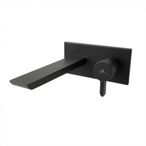 Monomando Oxo Encastre Lavabo Parte Externa Negro