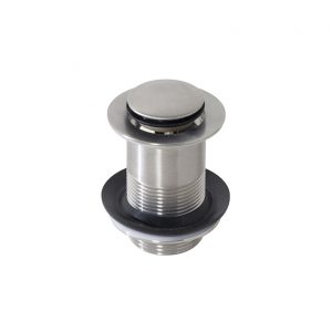 Vaciador Pulsador Clicker Sin Rebosadero Inoxidable Cepillado