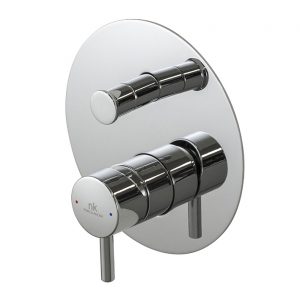 Monomando Rondo N Encastre Baño/Ducha Parte Externa Cromo