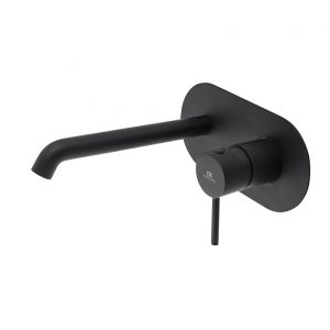 Monomando Rondo N Encastre Lavabo Parte Externa Negro