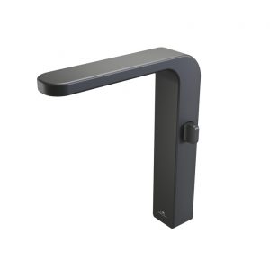 Monomando Lounge Fluid Lavabo Caño Alto Negro