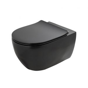 Inodoro Suspendido Arquitect N Rimless Negro Mate
