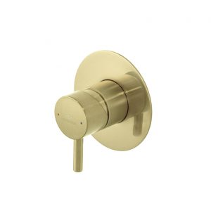 Monomando Rondo N Encastre Ducha Parte Externa Laton Cepillado
